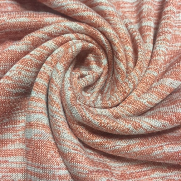 NEW Coral and White Flecked Pullover - Picture 2 of 2